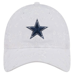 Dallas Cowboys New Era Women's Floral 9TWENTY Adjustable Hat - White discount