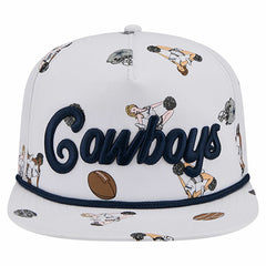 Dallas Cowboys New Era Team Cheer 19TWENTY Snapback Hat - White for sale