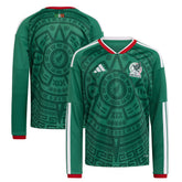 Mexico National Team Youth FIFA x World Cup 2026 Home Replica Long-Sleeve Jersey - Green sale