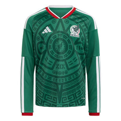 Mexico National Team Youth FIFA x World Cup 2026 Home Replica Long-Sleeve Jersey - Green sale