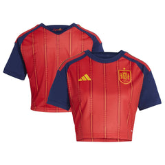 Spain National Team Women's FIFA x World Cup 2026 Home Cropped Replica Jersey - Red shop
