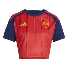 Spain National Team Women's FIFA x World Cup 2026 Home Cropped Replica Jersey - Red shop