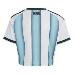 Argentina National Team Women's FIFA x World Cup 2022 Winners Home Cropped Replica Jersey - White on sale