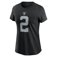 Ashton Jeanty Las Vegas Raiders Women's Name & Number T-Shirt - Black sale