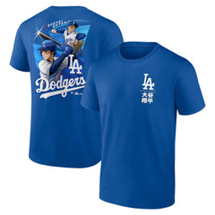 Shohei Ohtani Los Angeles Dodgers Anime Player T-Shirt Royal