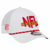 Kansas City Chiefs New Era NFL 9FORTY A-Frame M-Crown Adjustable Trucker Hat - White discount