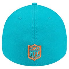 Miami Dolphins New Era Stripes 39THIRTY Flex Hat - Aqua for sale