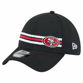 San Francisco 49ers New Era Stripes 39THIRTY Flex Hat - Black sale