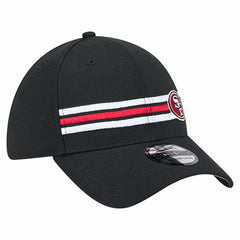 San Francisco 49ers New Era Stripes 39THIRTY Flex Hat - Black sale