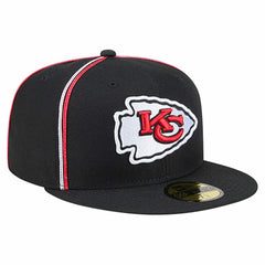 Kansas City Chiefs New Era Soutache 59FIFTY Fitted Hat - Black discount