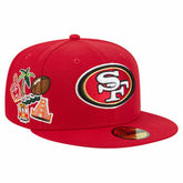 San Francisco 49ers New Era Group Chat 59FIFTY Fitted Hat - Scarlet outlet