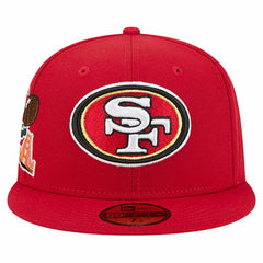 San Francisco 49ers New Era Group Chat 59FIFTY Fitted Hat - Scarlet outlet