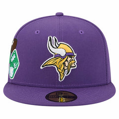 Minnesota Vikings New Era Group Chat 59FIFTY Fitted Hat - Purple online