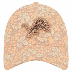 Detroit Lions New Era Women's Floral 9TWENTY Adjustable Hat - Tan for sale