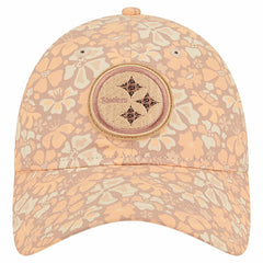 Pittsburgh Steelers New Era Women's Floral 9TWENTY Adjustable Hat - Tan online