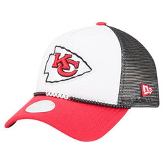 Kansas City Chiefs New Era Women's Friendship Bracelet 9FORTY Adjustable Hat - White/Red sale