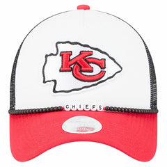 Kansas City Chiefs New Era Women's Friendship Bracelet 9FORTY Adjustable Hat - White/Red sale