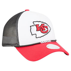 Kansas City Chiefs New Era Women's Friendship Bracelet 9FORTY Adjustable Hat - White/Red sale