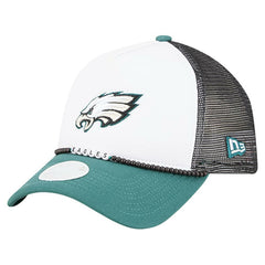 Philadelphia Eagles New Era Women's Friendship Bracelet 9FORTY Adjustable Hat - White/Midnight Green discount