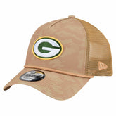 Green Bay Packers New Era Wheat Camo 9FORTY Adjustable Hat - Tan on sale