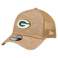Green Bay Packers New Era Wheat Camo 9FORTY Adjustable Hat - Tan on sale