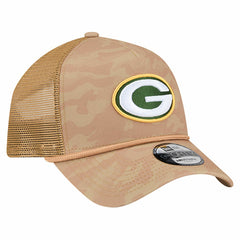 Green Bay Packers New Era Wheat Camo 9FORTY Adjustable Hat - Tan on sale