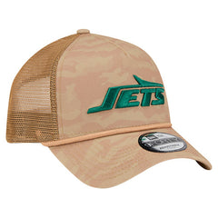 New York Jets New Era Wheat Camo 9FORTY Adjustable Hat - Tan on sale