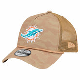 Miami Dolphins New Era Wheat Camo 9FORTY Adjustable Hat - Tan cheap