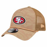 San Francisco 49ers New Era Wheat Camo 9FORTY Adjustable Hat - Tan outlet