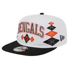 Cincinnati Bengals New Era Argyle 19TWENTY Adjustable Hat - White on sale