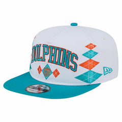 Miami Dolphins New Era Argyle 19TWENTY Adjustable Hat - White outlet