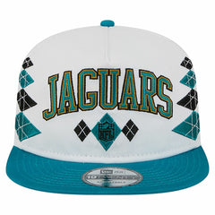 Jacksonville Jaguars New Era Argyle 19TWENTY Adjustable Hat - White sale