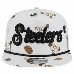 Pittsburgh Steelers New Era Team Cheer 19TWENTY Snapback Hat - White on sale
