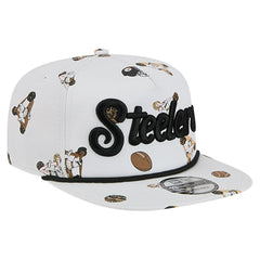 Pittsburgh Steelers New Era Team Cheer 19TWENTY Snapback Hat - White on sale