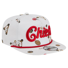 Kansas City Chiefs New Era Team Cheer 19TWENTY Snapback Hat - White sale