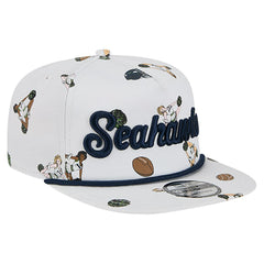 Seattle Seahawks New Era Team Cheer 19TWENTY Snapback Hat - White online