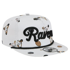 Baltimore Ravens New Era Team Cheer 19TWENTY Snapback Hat - White sale