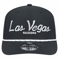 Las Vegas Raiders New Era Script 9SEVENTY Adjustable Hat - Black for sale