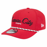 Kansas City Chiefs New Era Script 9SEVENTY Adjustable Hat - Red sale