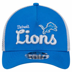Detroit Lions New Era Side Lines 9FORTY Adjustable Hat - Blue outlet