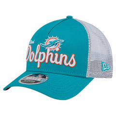 Miami Dolphins New Era Side Lines 9FORTY Adjustable Hat - Aqua outlet
