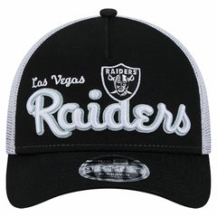 Las Vegas Raiders New Era Side Lines 9FORTY Adjustable Hat - Black sale