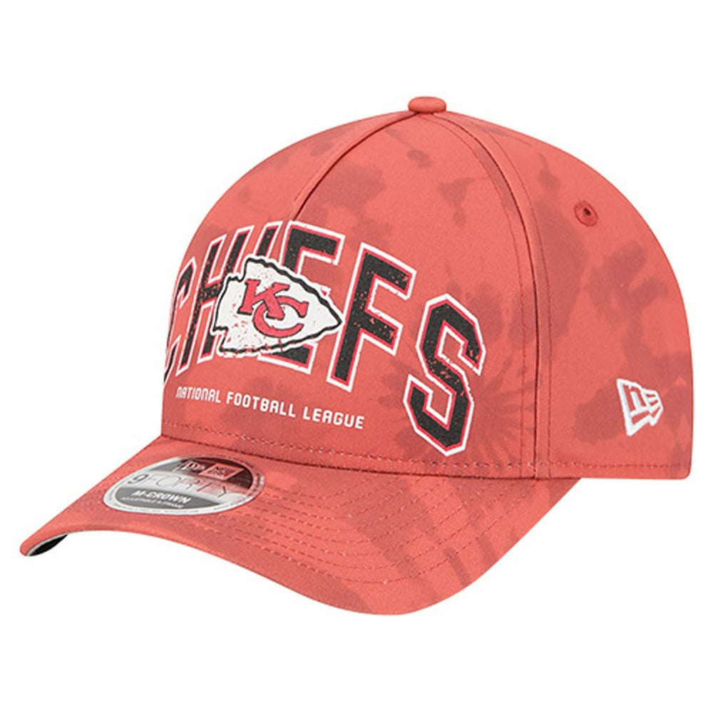 Kansas City Chiefs New Era Tie Dye Fade 9Forty M-Crown A-Frame Adjustable Hat - Red online