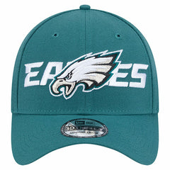 Philadelphia Eagles New Era Overlap Logo 39THIRTY Stretch Fit Hat - Midnight Green cheap