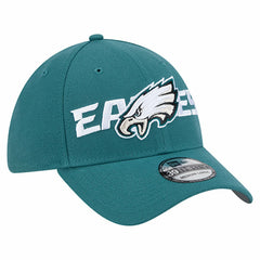 Philadelphia Eagles New Era Overlap Logo 39THIRTY Stretch Fit Hat - Midnight Green cheap