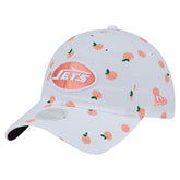New York Jets New Era Women's Fruit Pattern 9TWENTY Adjustable Hat - White on sale