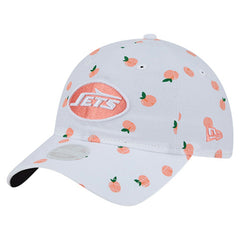 New York Jets New Era Women's Fruit Pattern 9TWENTY Adjustable Hat - White on sale