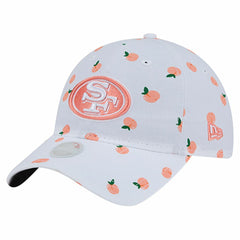 San Francisco 49ers New Era Women's Fruit Pattern 9TWENTY Adjustable Hat - White cheap