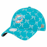 Miami Dolphins New Era Women's Ribbon 9TWENTY Adjustable Hat - Aqua online