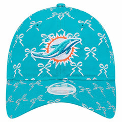 Miami Dolphins New Era Women's Ribbon 9TWENTY Adjustable Hat - Aqua online